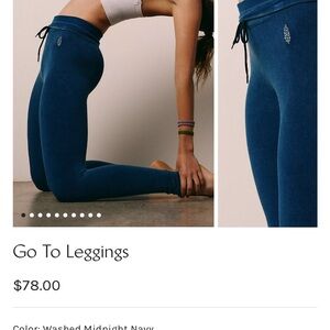 FP Movement Women's Washed Midnight Navy Leggings